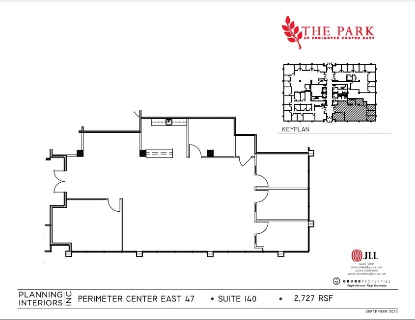 47 Perimeter Ctr E, Atlanta, GA à louer Plan d’étage– Image 1 sur 1