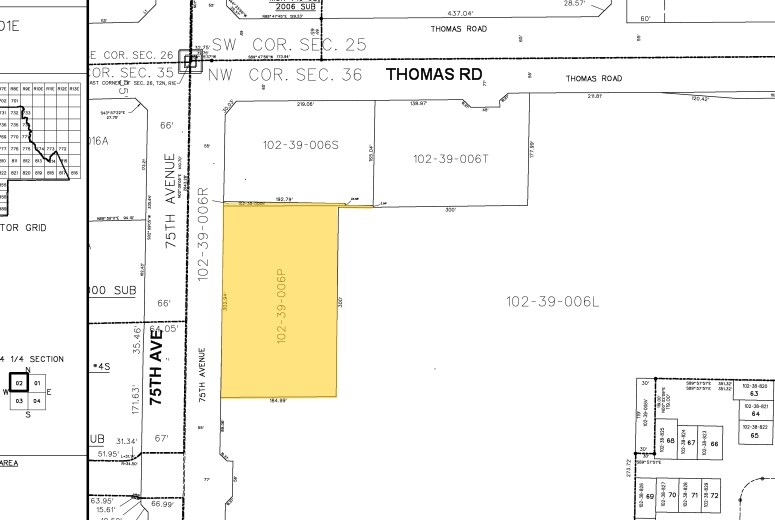 2837 N 75th Ave, Phoenix, AZ à louer - Plan cadastral – Image 2 sur 4