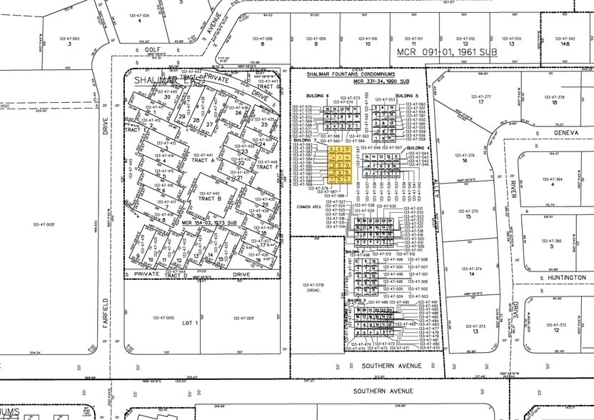 2080 E Southern Ave, Tempe, AZ à vendre - Plan cadastral – Image 2 sur 4
