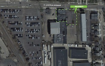 330-332 E Lincoln Ave, Royal Oak, MI - VUE AÉRIENNE  vue de carte