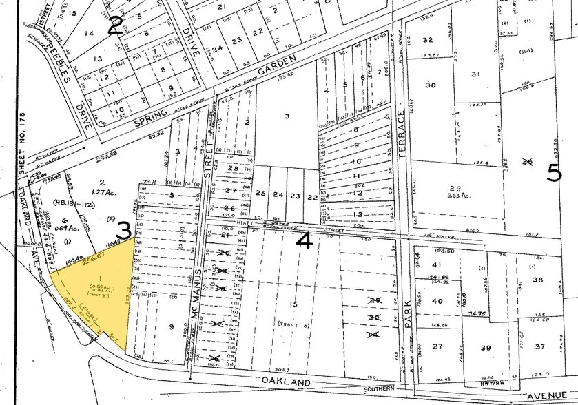 2902-2904 Oakland Ave, Greensboro, NC à vendre - Plan cadastral – Image 2 sur 6