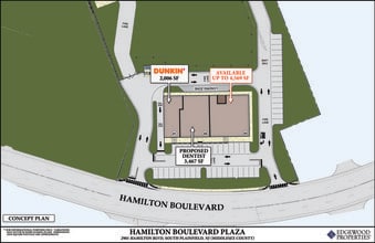 2901 Hamilton Blvd, South Plainfield, NJ à louer Plan de site– Image 1 sur 1