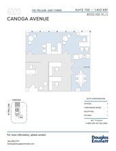 6300 Canoga Ave, Woodland Hills, CA à louer Plan d’étage– Image 2 sur 2