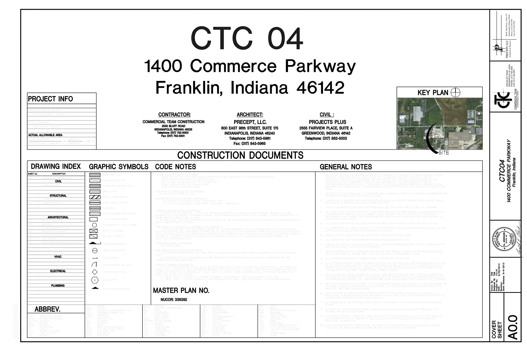 1400 Commerce Pky, Franklin, IN à louer Plan de site– Image 1 sur 5
