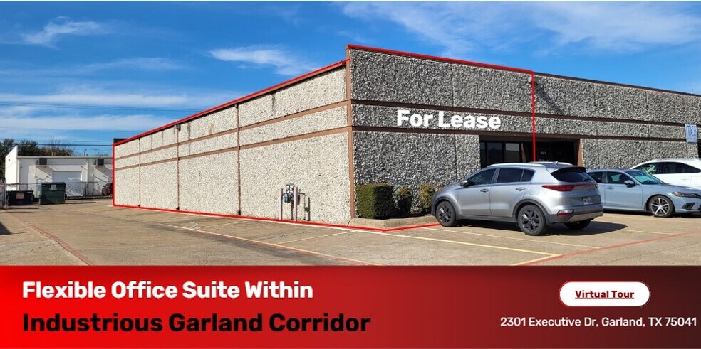 2301 Executive Dr, Garland, TX à louer - Photo de l’immeuble – Image 1 sur 12
