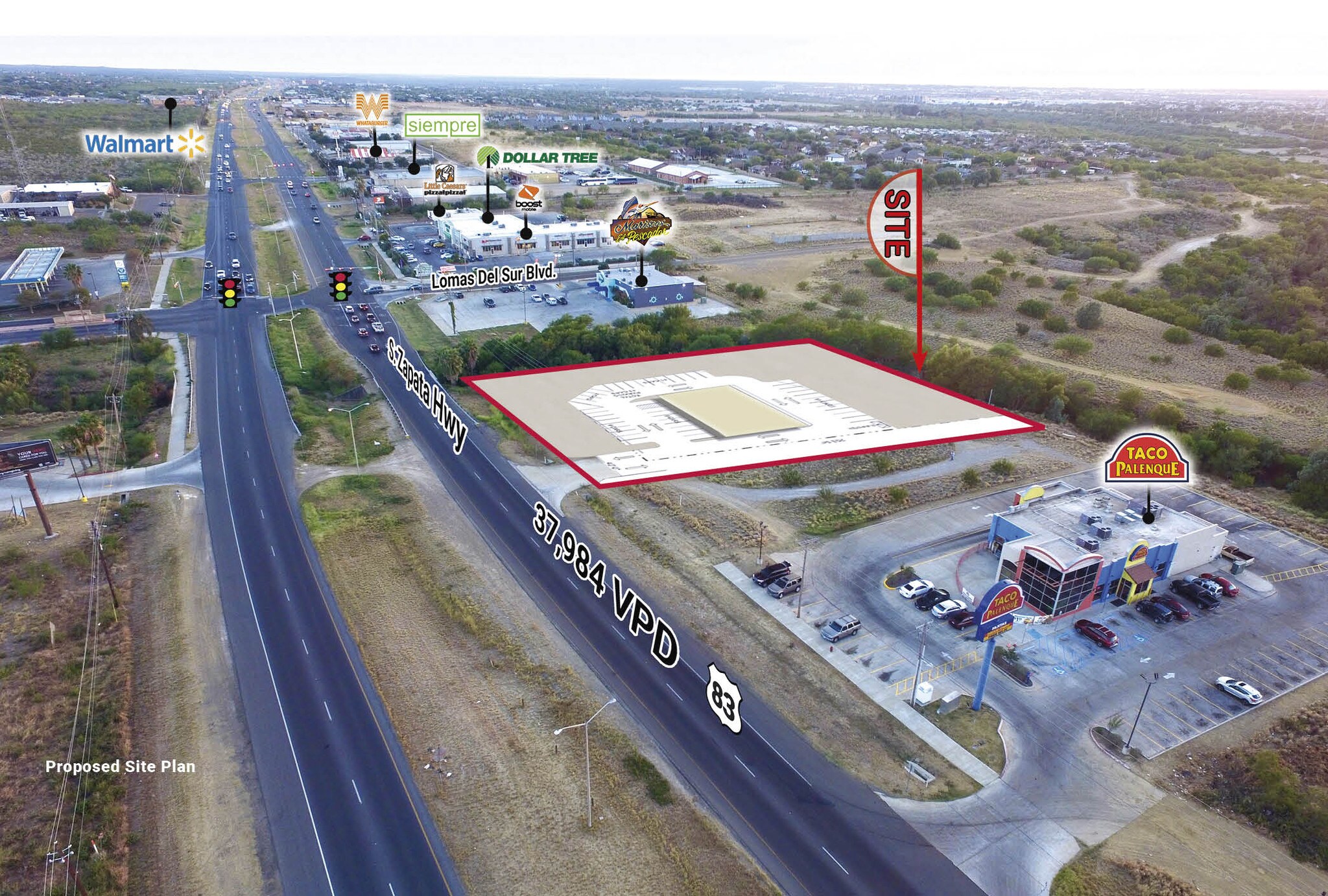 3610 S US Highway 83, Laredo, TX à vendre Photo principale– Image 1 sur 16
