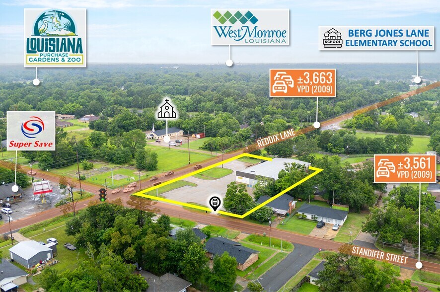 3415 Burg Jones Ln, Monroe, LA à vendre - Photo de l’immeuble – Image 3 sur 9
