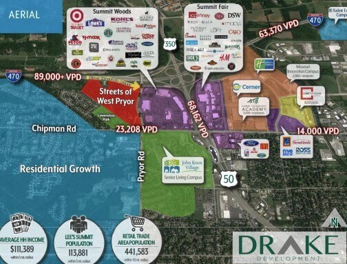 1010 NW Pryor Rd, Lee's Summit, MO à louer - Aérien – Image 2 sur 3