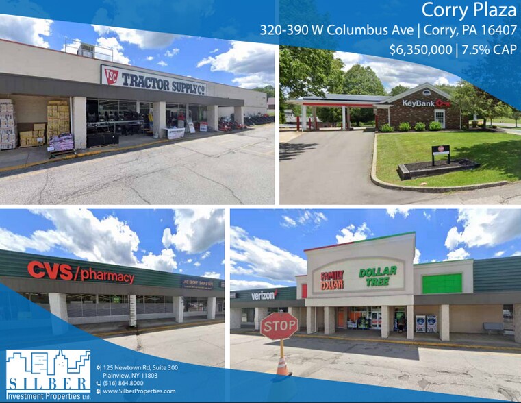 330-390 W Columbus Rd, Corry, PA à louer - Photo principale – Image 1 sur 4