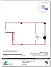 2001 Sheppard Ave E, Toronto, ON à louer Plan d’étage– Image 1 sur 6