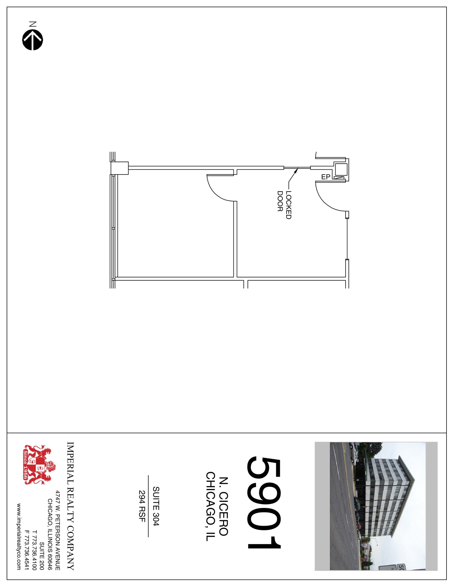 5901 N Cicero Ave, Chicago, IL à louer Plan de site– Image 1 sur 1