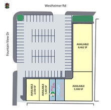 5887 Westheimer Rd, Houston, TX à louer Plan de site– Image 1 sur 1