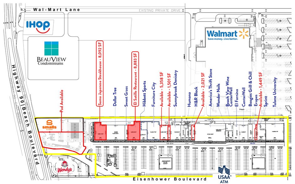 2650 Beach Blvd, Biloxi, MS à louer - Photo de l’immeuble – Image 3 sur 16