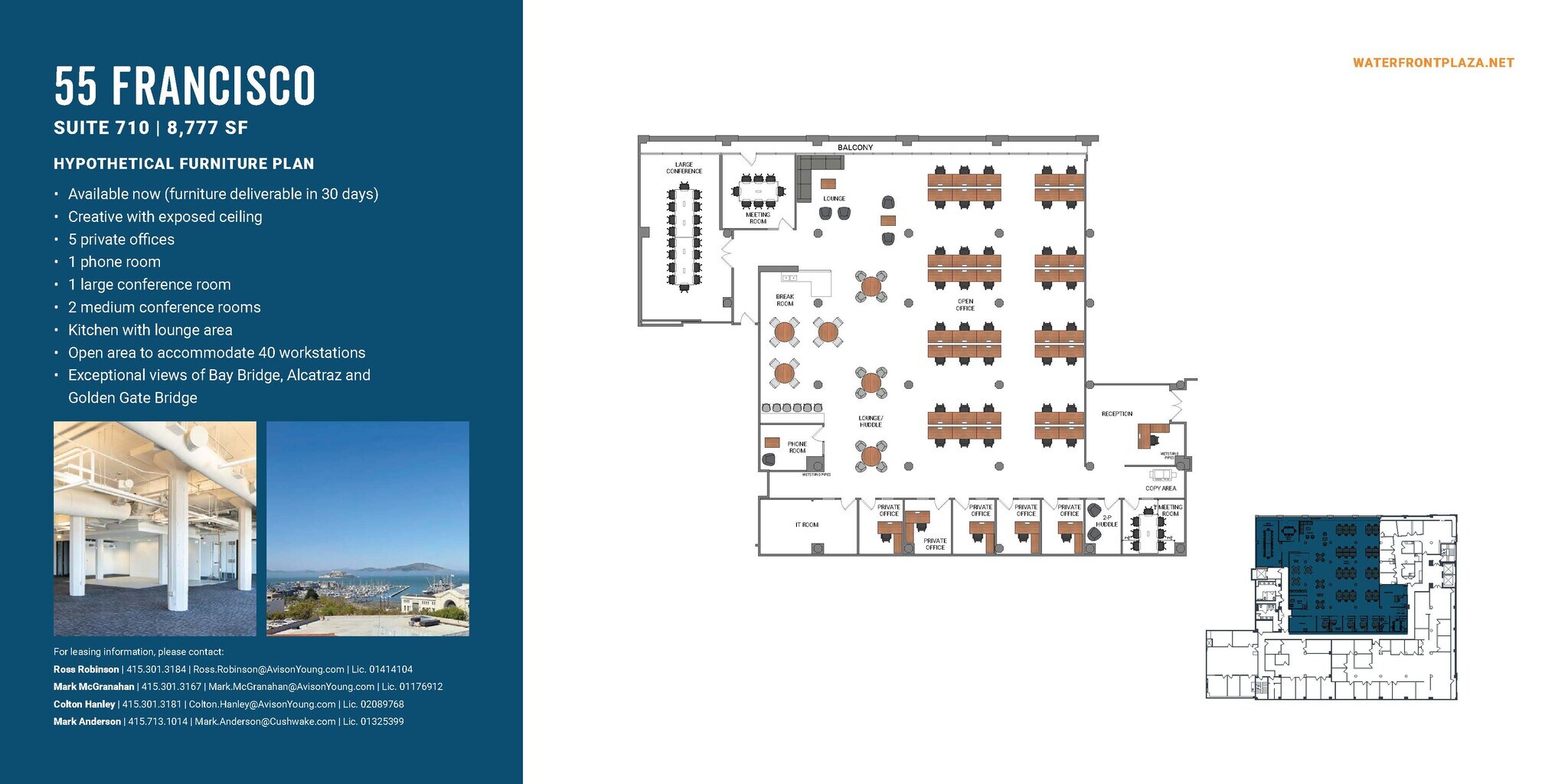 55 Francisco St, San Francisco, CA à louer Plan d’étage– Image 1 sur 5