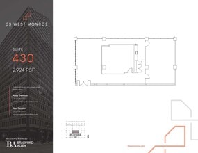 33 W Monroe St, Chicago, IL à louer Plan d’étage– Image 1 sur 1