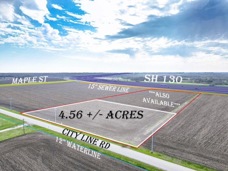 City Line Rd, Lockhart, TX à vendre - Aérien – Image 1 sur 9