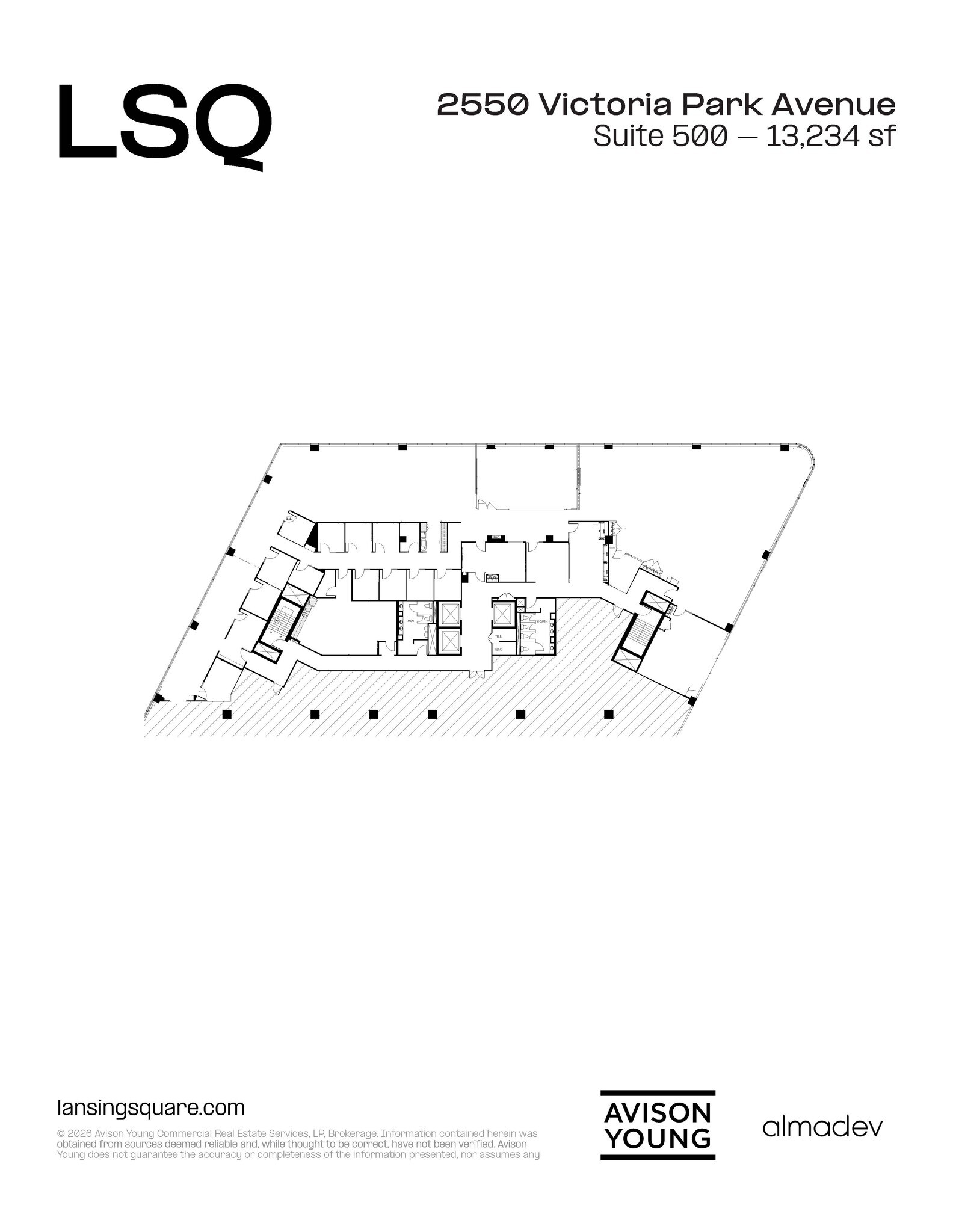 2550 Victoria Park Ave, Toronto, ON à louer Plan d’étage– Image 1 sur 1
