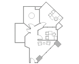2665 Villa Creek Dr, Dallas, TX à louer Plan d’étage– Image 1 sur 1