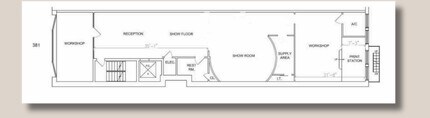 381-383 Fifth Ave, New York, NY à louer Plan d’étage– Image 2 sur 2