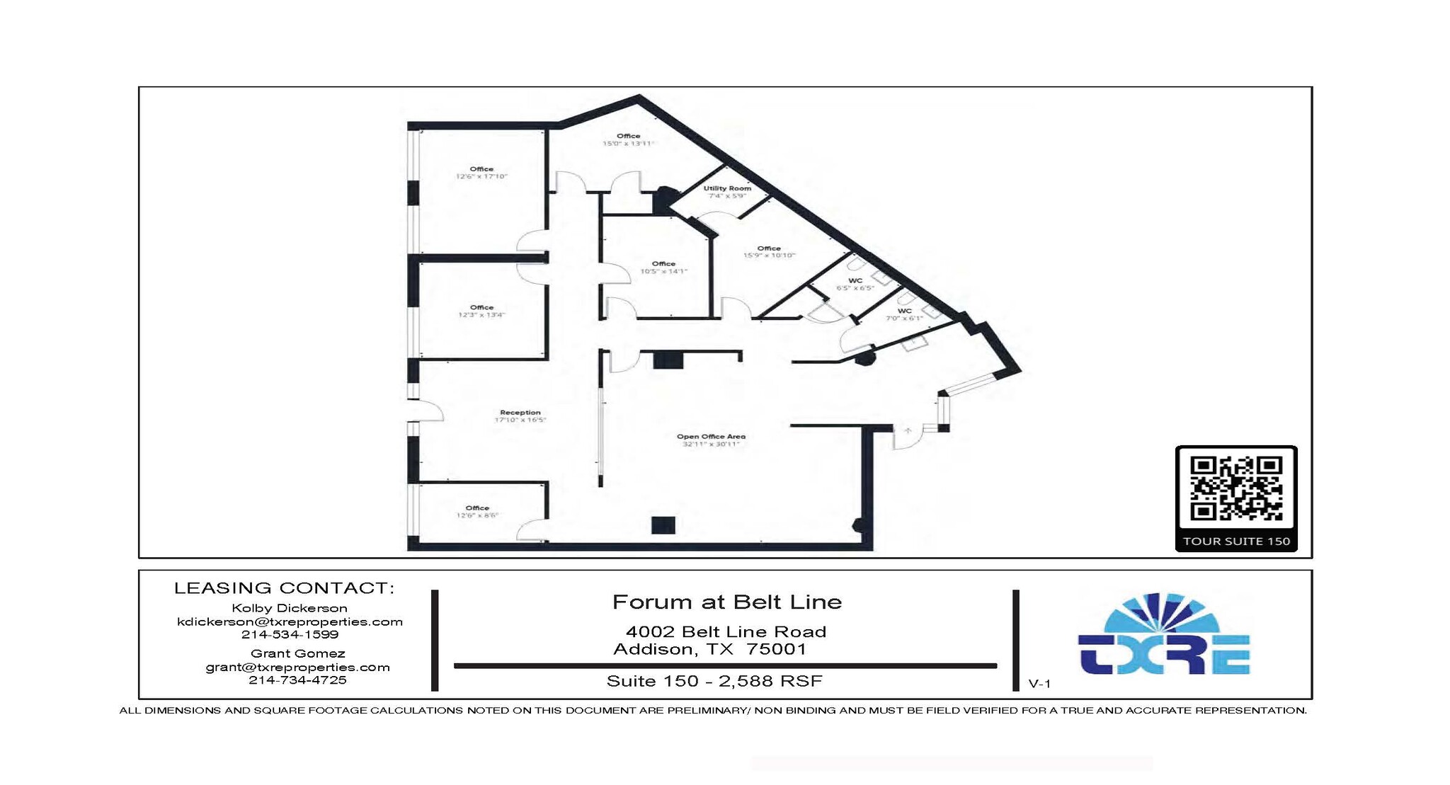 4004 Belt Line Rd, Addison, TX à louer Plan d’étage– Image 1 sur 1