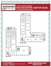 444 Executive Center Blvd, El Paso, TX à louer Plan d’étage– Image 2 sur 7