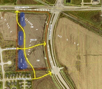 University Ave, Waukee, IA à vendre - Aérien – Image 2 sur 2