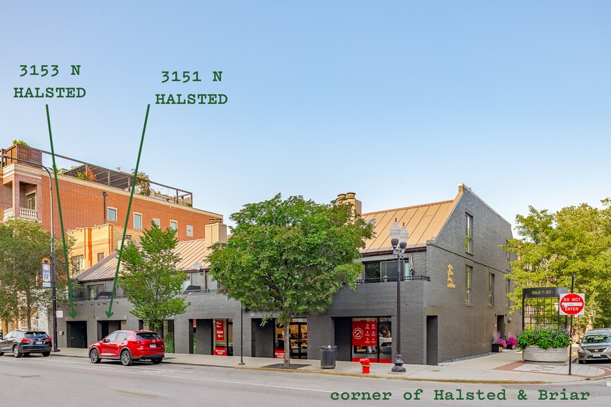 3151-3153 N Halsted St, Chicago, IL à louer - Photo de l’immeuble – Image 1 sur 3