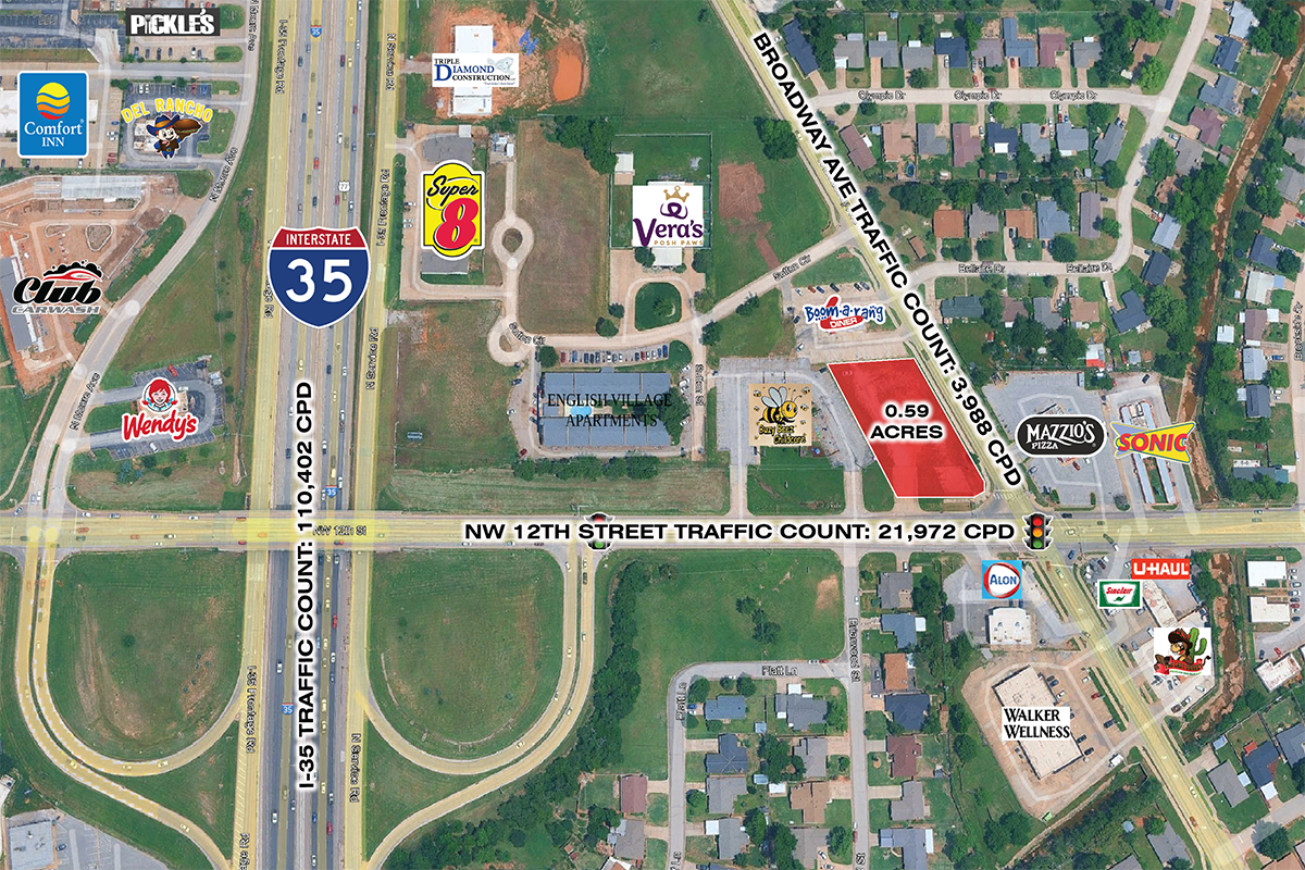 1301 N Broadway, Moore, OK à louer Aérien– Image 1 sur 3