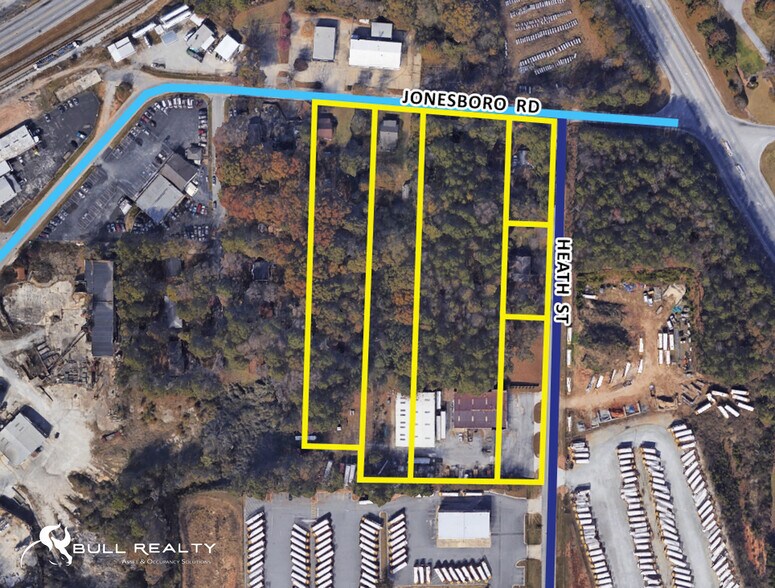 Six Adjoining Sites on Jonesboro & Heath St rd, Fairburn, GA à vendre - Photo de l’immeuble – Image 2 sur 10