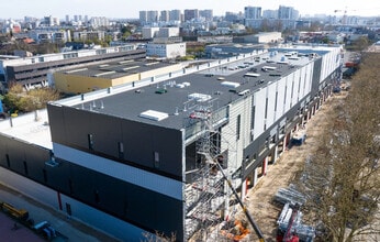 17 Rue Albert Einstein, Bobigny, SSD - Vue aérienne  vue de carte