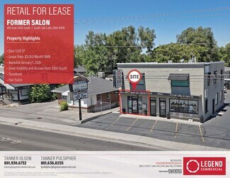 Plus de détails pour 465 E 3300 S, Salt Lake City, UT - Local commercial à louer