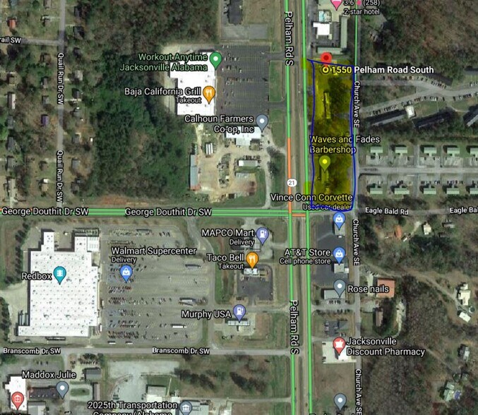 1550 Pelham Rd S, Jacksonville, AL à vendre - Photo de l’immeuble – Image 2 sur 15