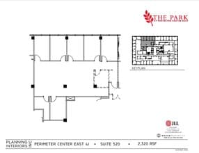 41 Perimeter Ctr E, Atlanta, GA à louer Plan d’étage– Image 1 sur 1