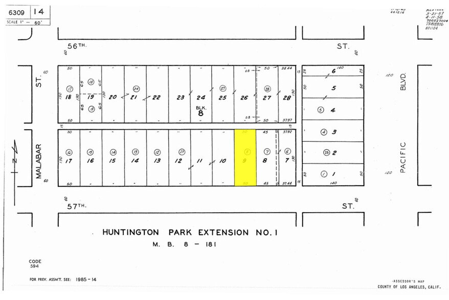 2547 E 57th St, Huntington Park, CA à vendre - Photo de l’immeuble – Image 1 sur 7