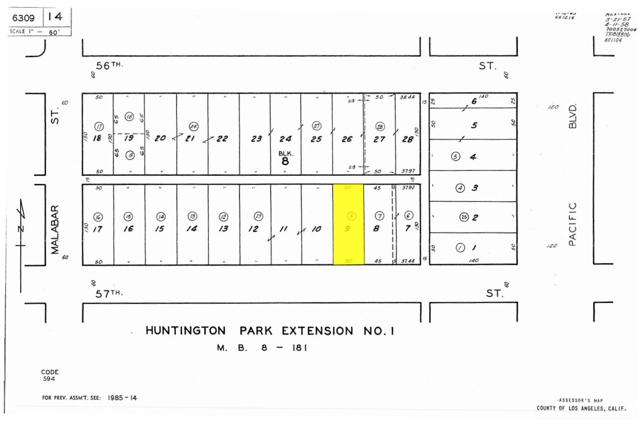 2547 E 57th St, Huntington Park, CA à vendre Photo de l’immeuble– Image 1 sur 8