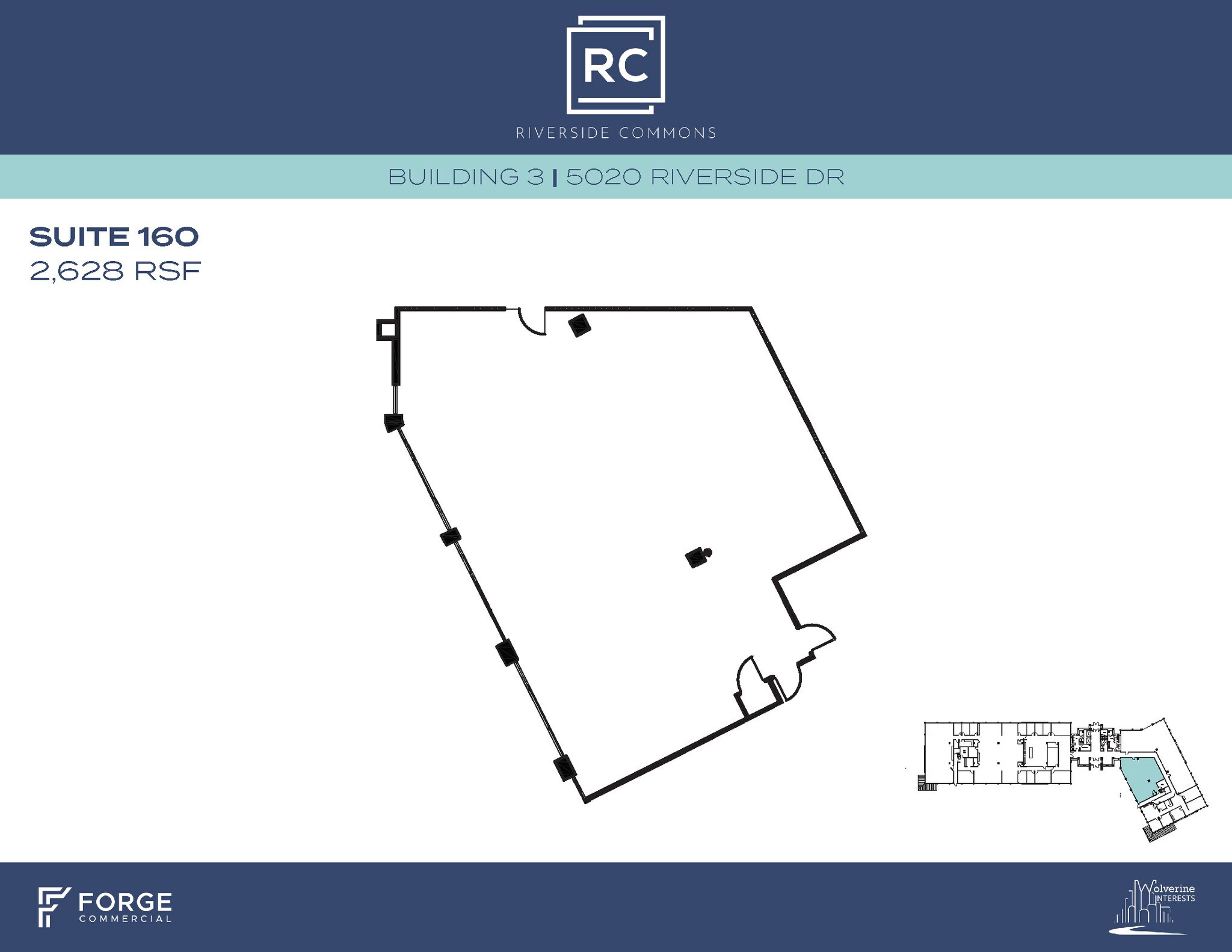 5020 Riverside, Irving, TX à louer Plan d’étage– Image 1 sur 1