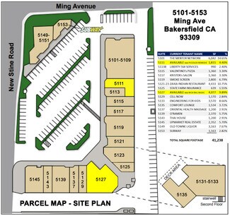 Plus de détails pour 5101-5153 Ming Ave, Bakersfield, CA - Local commercial à louer