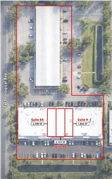3451 Technological Ave, Orlando, FL à louer - Photo de l’immeuble – Image 3 sur 7