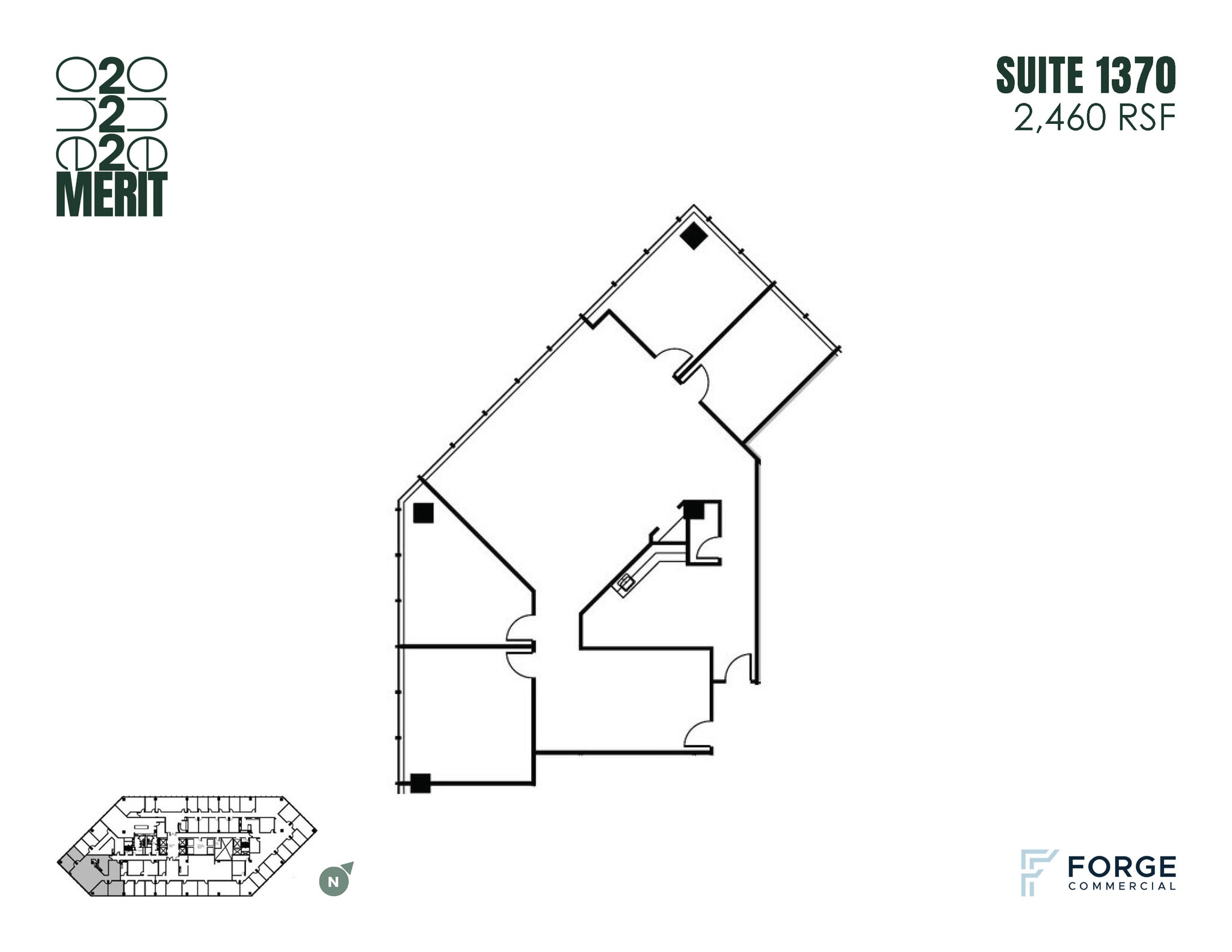 12221 Merit Dr, Dallas, TX à louer Plan d’étage– Image 1 sur 1