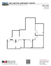 1200 Corporate Center Way, Wellington, FL à louer Plan d’étage– Image 1 sur 5