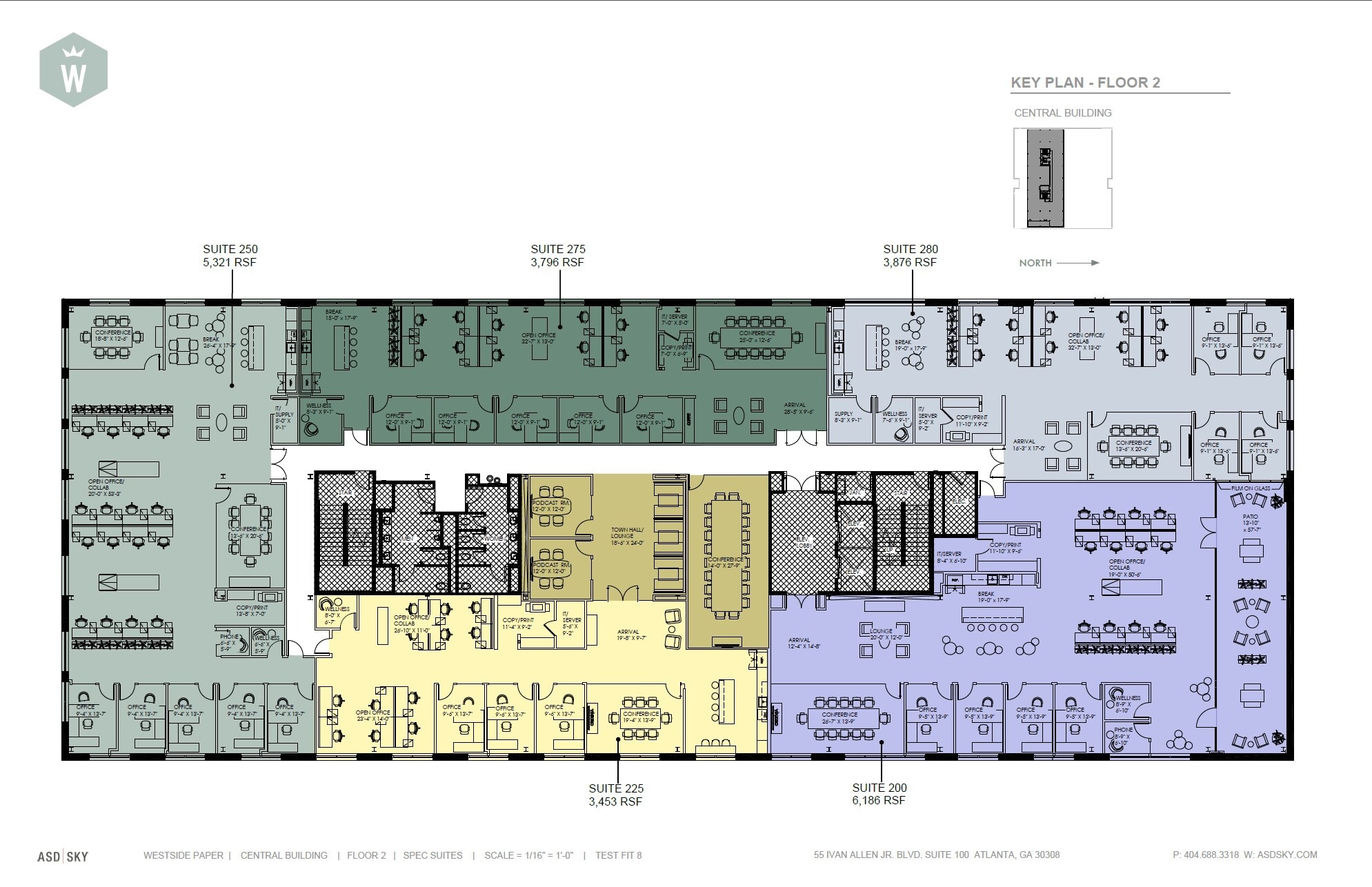 950 W Marietta St NW, Atlanta, GA à louer Plan d’étage– Image 1 sur 1
