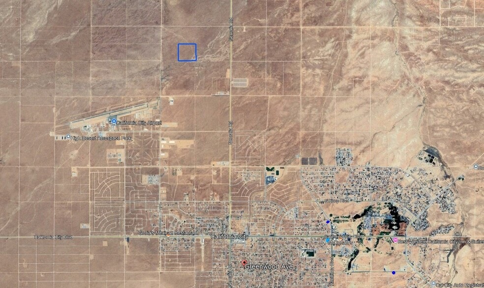 OFF OF YEBRA Blvd, California City, CA à vendre - Aérien – Image 3 sur 4