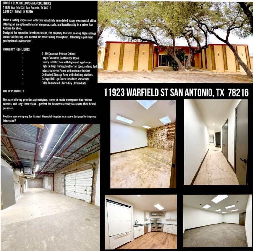11923 Warfield St, San Antonio, TX à louer Photo intérieure– Image 1 sur 5