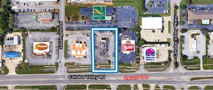 571 Cahaba Valley Rd, Pelham, AL - Vue aérienne  vue de carte