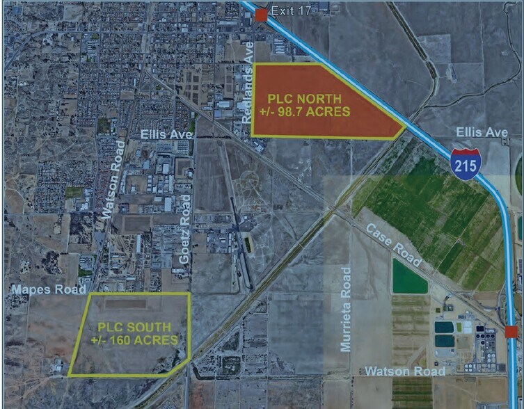 815 S Redlands Ave, Perris, CA à louer - Aérien – Image 2 sur 3