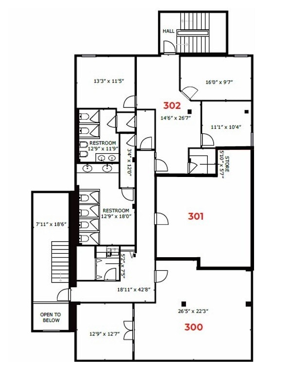 252-264 Adelaide St E, Toronto, ON à louer Plan d’étage– Image 1 sur 1