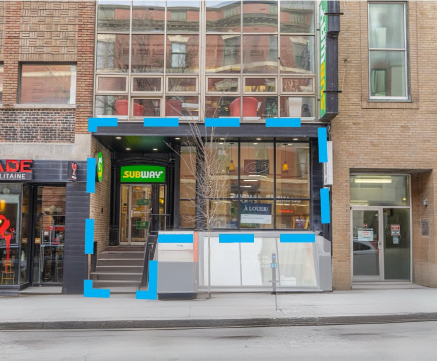 1420-1432 Rue Stanley, Montréal, QC à louer Photo de l’immeuble– Image 1 sur 12