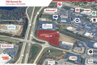 Plus de détails pour 792 Sunset Dr, Farmington, MO - Terrain à vendre