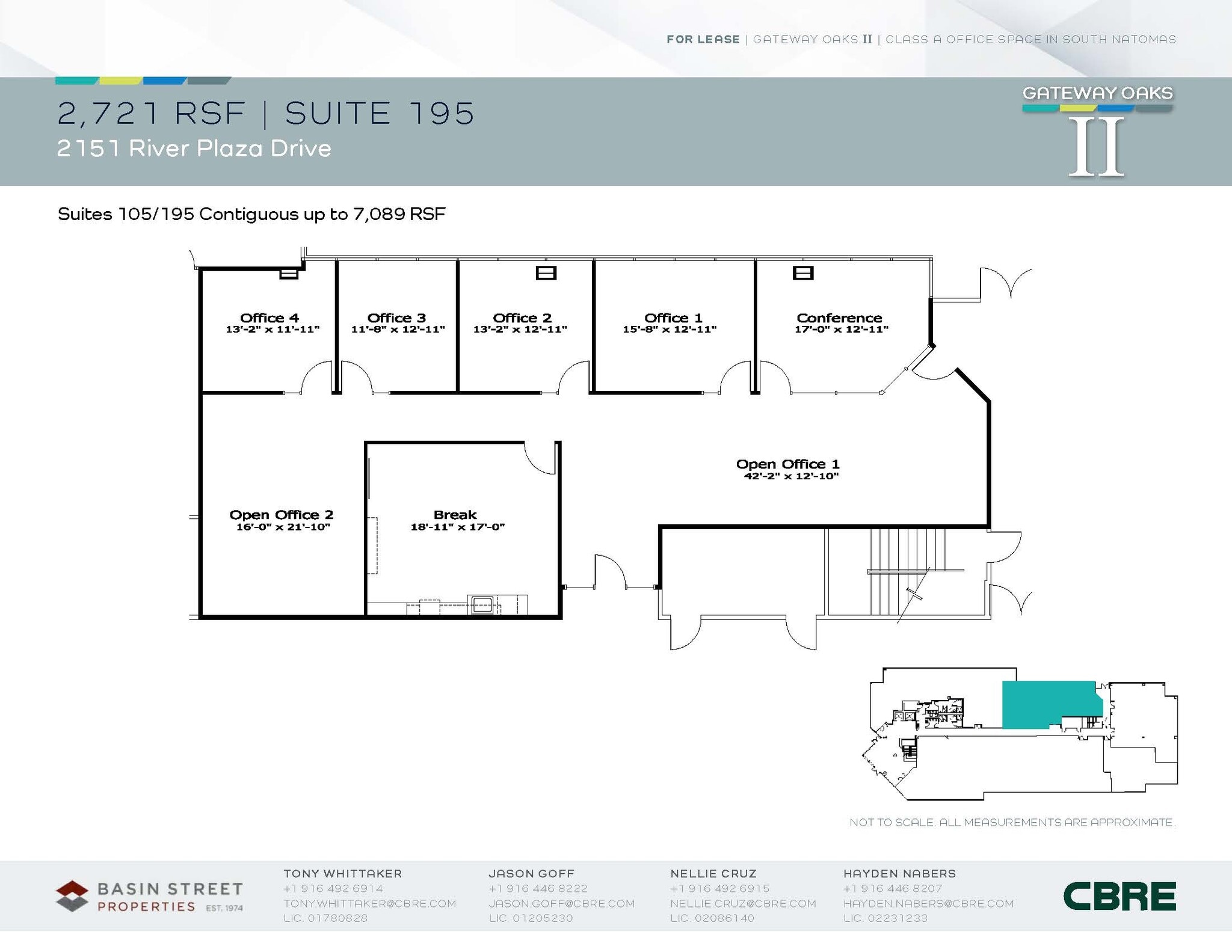 2150 River Plaza Dr, Sacramento, CA à louer Plan d’étage– Image 1 sur 2