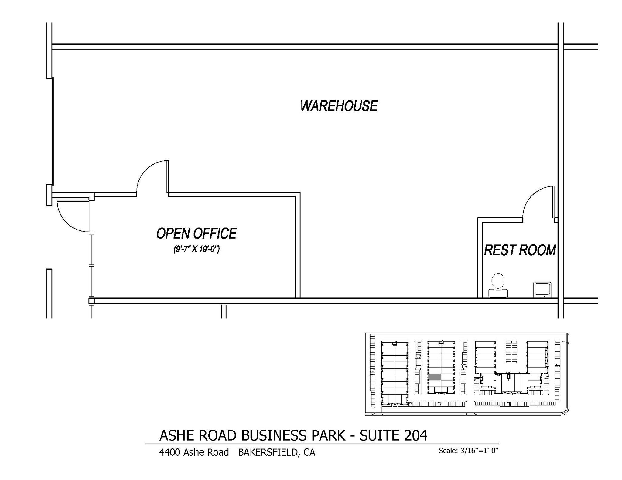 4300 Ashe Rd, Bakersfield, CA à louer Plan d’étage– Image 1 sur 1